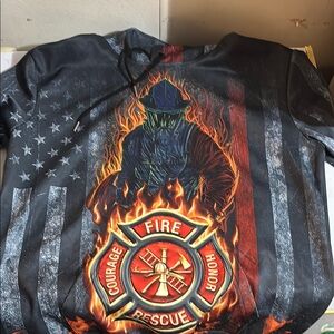 Firefighter Courage Honor Hoodie